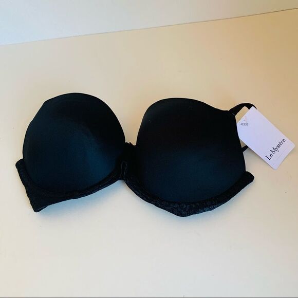 Le Mystere Black Padded Bra - Picture 1 of 4